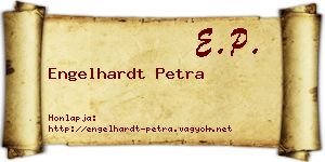 Engelhardt Petra névjegykártya